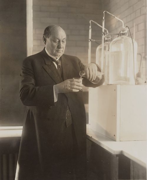 Harvey Washington Wiley, a US government chemist that was an early proponent of regulating food additives.