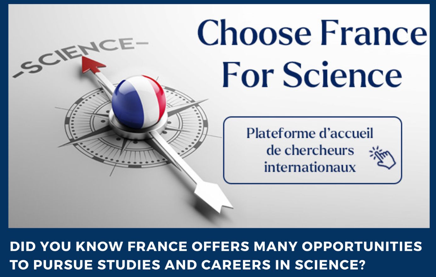 A graphic from Berkely University's website promoting France's 