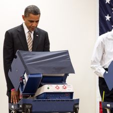 President Obama Voting on Election Day 2012