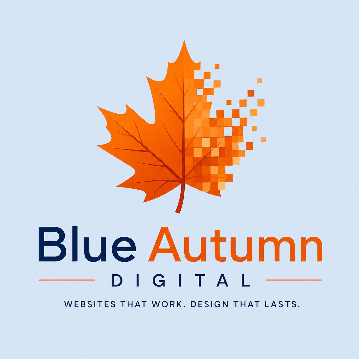 Blue Autumn Digital Logo