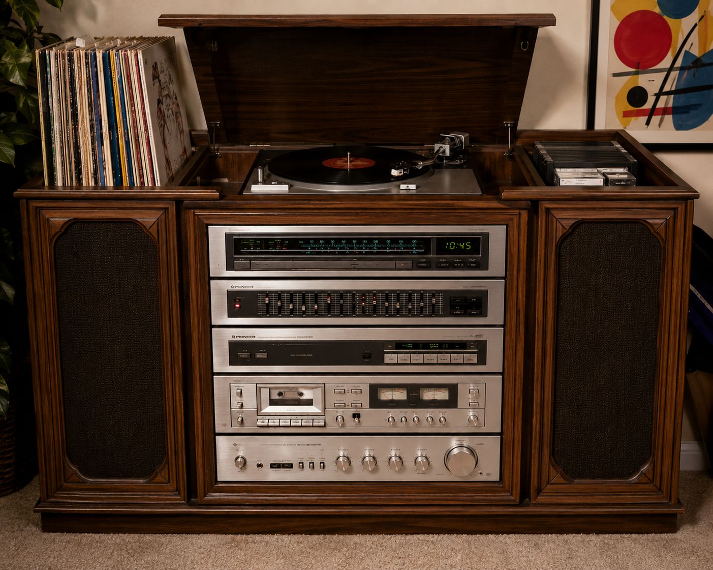 Vintage Stereo Set