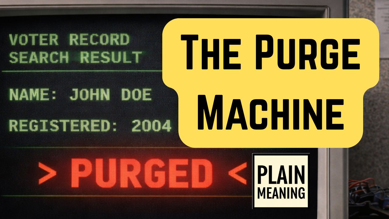 Thumbnail for the Plain Meaning video What the SAVE Act Will Do If It Becomes Law